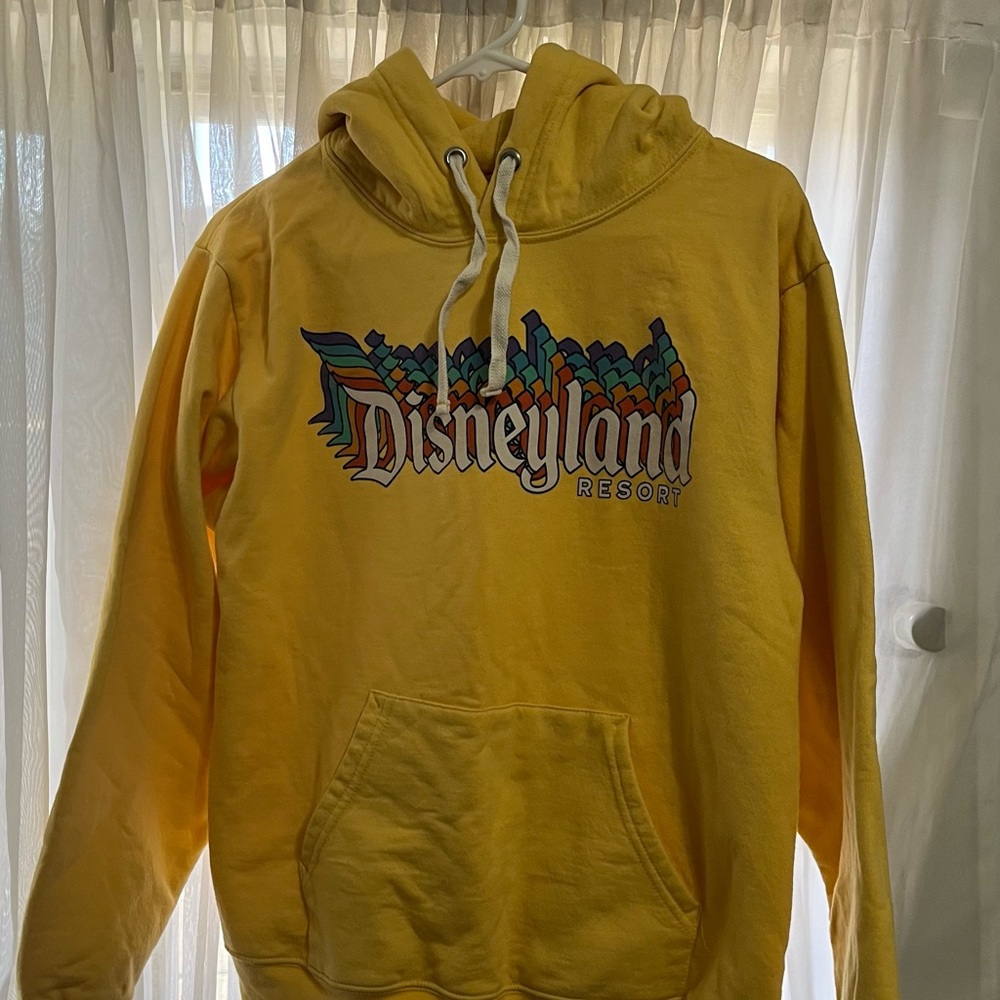 Disneyland Retro Yellow Hoodie Sweater